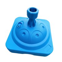 Ioensy - Soporte Para Sombrilla, Accesorio Resistente Para Sombrilla, Base Para Sombrilla Para Patio, Césped, Exterior, Azul