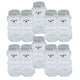 thumbnail image 3 of 10x Muñeco De Nieve Botellas De Jugo Navidad 500ml Transparente Para Escalada Camping Plata, 3 of 5
