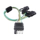 thumbnail image 1 of Extensión Del Arnés De Cableado Del Remolque Plano De 4 Cables Del Enchufe De Extensión Del Cable Del Remolque, 1 of 5