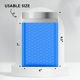 thumbnail image 2 of Sobre Yens azul 10 × 20 cm, paquete de 50 unidades de burbujas, 2 of 5