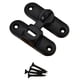 thumbnail image 5 of Pestillo De Cerradura De Puerta De Granero, Pestillo De Puerta De Habitación Con Tornillos Para Dormitorio, Baño, Jardín, Negro, 5 of 5