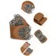 thumbnail image 2 of INSPIRE CHIC Cinturones Elásticos de Cintura Ancha para Mujeres Hebilla de Metal Cinturones Elásticos Negro y Marrón, 2 of 7