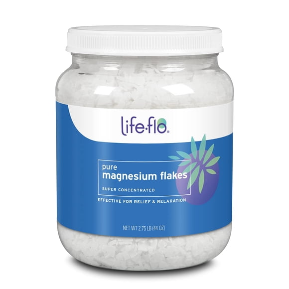 Copos De Baño De Magnesio Puro De 1300 Ml Con Minerales Antiguos