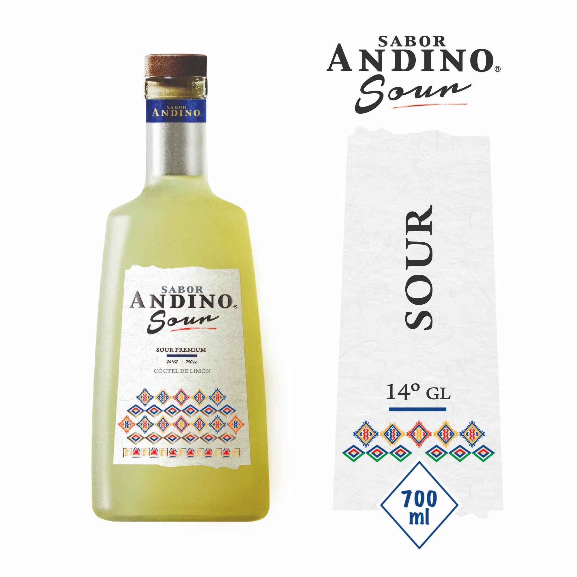 Sabor Andino - Cóctel Pisco Sour Limón Premium 14° Botella