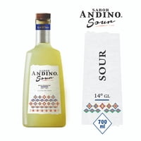 Cóctel Pisco Sour Limón Premium 14° Botella 700 Cc Sabor Andino