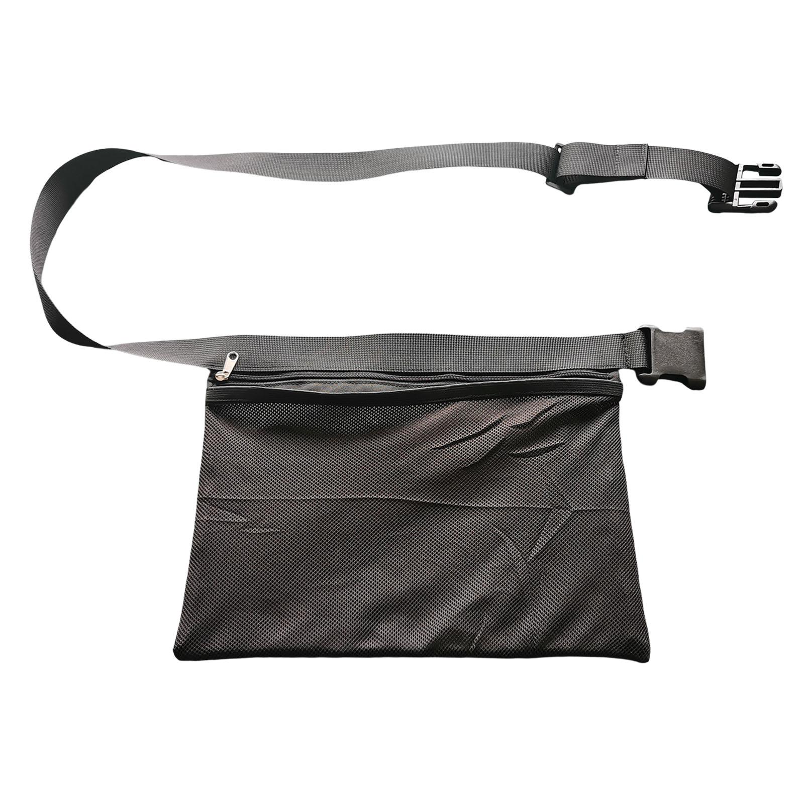 Magideal - Soporte Para Pelotas De , Riñonera De Cintura Pickleballs, Bolsa De Sujeción De Pickleballs, Bolsa De Malla De Bolsillo Ajustable Para Hombres Y , Negro