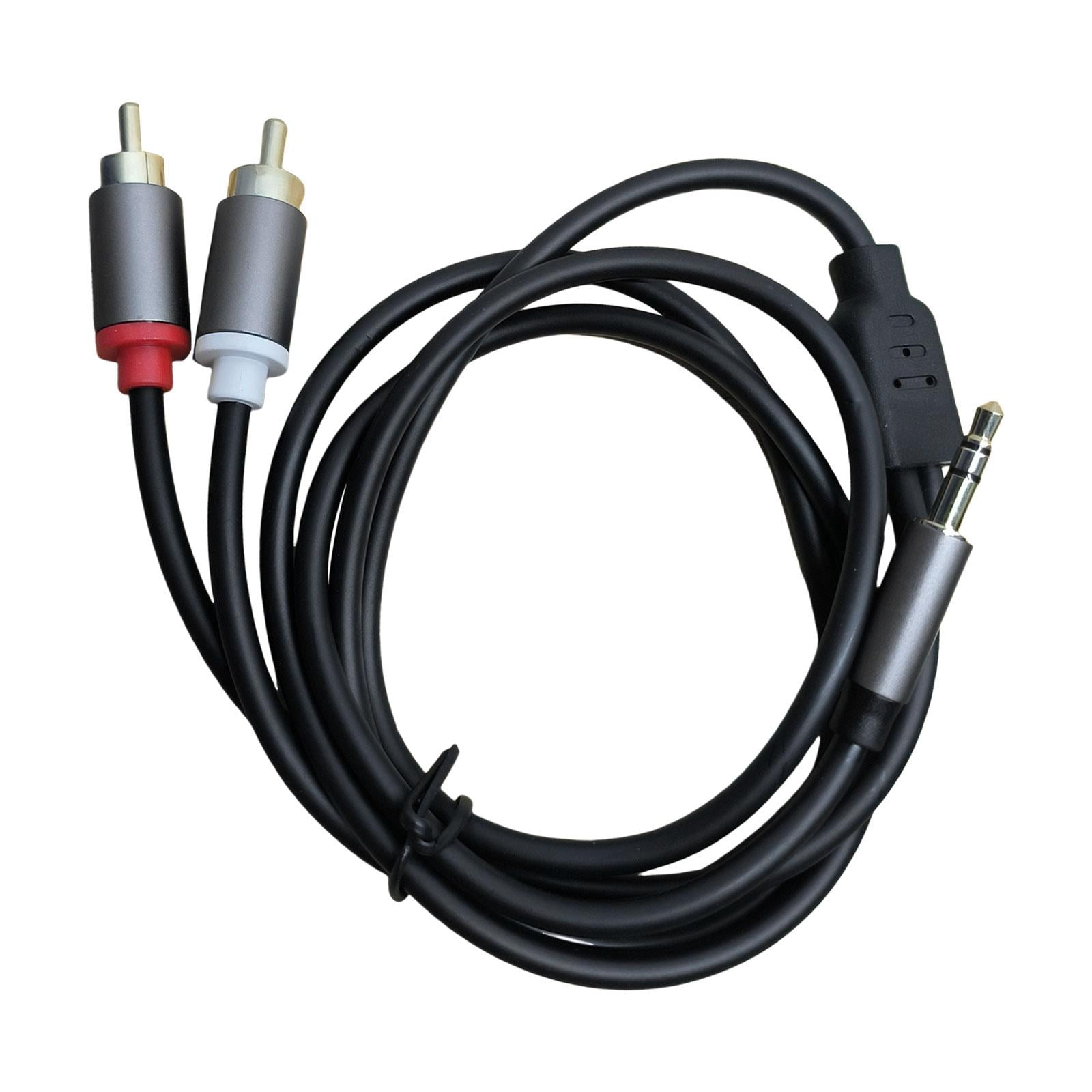 Bothyi - Cable De Audio Estable De 3 5mm A 2 Rca Y Para Altavoz Tv Auriculares 2m