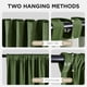 thumbnail image 3 of Cortinas Joydeco 2 Paneles Terciopelo Verde 132x305 cm Opacas, 3 of 9