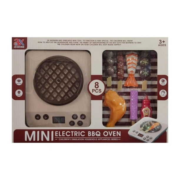 Ensemble de jouets de barbecue Fidtoy pour enfants avec mini-four électrique