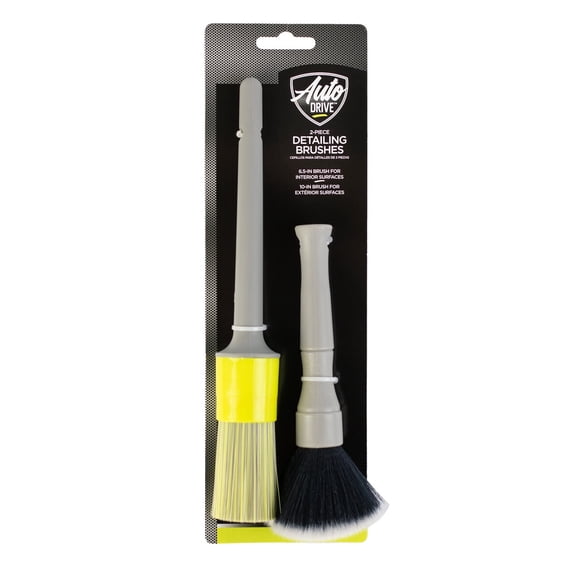 Cepillos Detailing Auto Drive 2 Piezas 6.5 cm 10 cm Universal