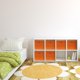 thumbnail image 4 of Cubos plegables Storage Bins Simple Houseware de 11 pulgadas, color naranja, paquete de 6, 4 of 7