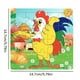 thumbnail image 2 of 5.79in/14.7cm 20pcs/pack Wooden Puzzle Cartoon Animals Car Letter Number Pattern Jigsaw Puzzles Game, Kids Educational Learning Toys For Children, 2 of 3
