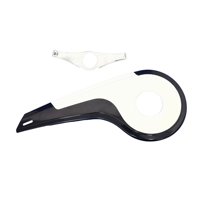 Magideal - Cubierta De Protección De La Protección De La Cadena De Bicicletas, Protección Del Cigüeñal De La Rueda, Con Soporte, A Prueba De Polvo De La Cáscara, Pequeño