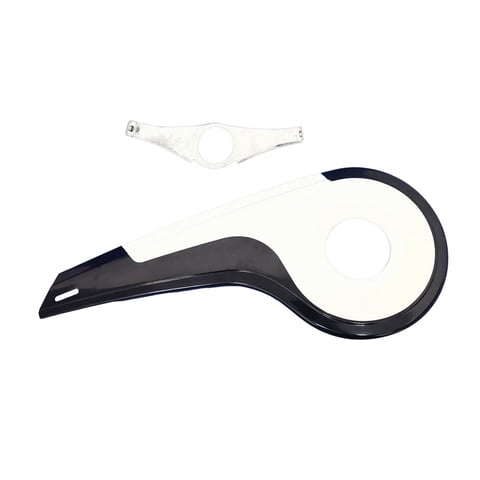 Magideal - Cubierta De Protección De La Protección De La Cadena De Bicicletas, Protección Del Cigüeñal De La Rueda, Con Soporte, A Prueba De Polvo De La Cáscara, Pequeño