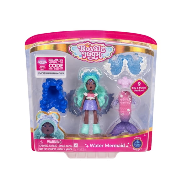 Muñeca de moda Royale High Water Mermaid de 3 pulgadas con accesorio