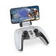 thumbnail image 1 of Soporte flexible para mando Soporte de teléfono con ajuste de ángulo de 360 grados para mando PS5 Gamepad Accesorios de juegos-Blanco, 1 of 7