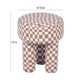 thumbnail image 5 of Banco TOV Furniture Claire de bouclé cuadriculado marrón 43 x 43 x 43 cm, 5 of 6