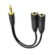 thumbnail image 4 of Adaptador De Cable Divisor De Audio Estéreo De 3,5 Mm Macho A 2 Hembra Y Para Micrófono De Auriculares, 4 of 5