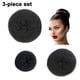 thumbnail image 2 of Paquete de 3 moños tipo dona para mujer, con forma de anillo de nudo, cojín para moño, accesorios para cabello grueso y largo., 2 of 8