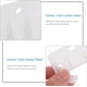 thumbnail image 5 of Piezas de plástico para correderas de cajón de gabinete: 10 piezas blancas de herrajes para correderas de gabinete - Soporte de montaje de guía de repuesto - Kit de soporte de riel deslizante para toc, 5 of 7