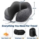 thumbnail image 2 of Almohada de Viaje ExploreBliss Memory Foam Mediana Gris Set, 2 of 3