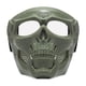 thumbnail image 2 of Máscara De Gafas De Calavera Ajustable Para Esquiar, Nevar, Motociclismo, Accesorio De Película, Lente Transparente Verde, 2 of 5