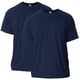 thumbnail image 1 of Camiseta Gildan Ultra Cotton G2000 para adultos, 4XL, azul marino, paquete de 2, 1 of 5