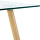 thumbnail image 2 of Mesa Rectangular Vitreo 130x80 | Vidrio Templado | Diseño Nórdico | blanco 130x80, 2 of 4