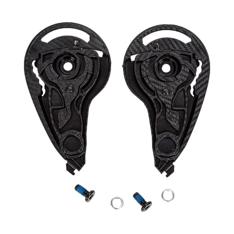 Ioensy - 2X Piezas De Montaje De La Base Del Casco De La Base Del Protector Del Casco Para Axxis Gecko Sv