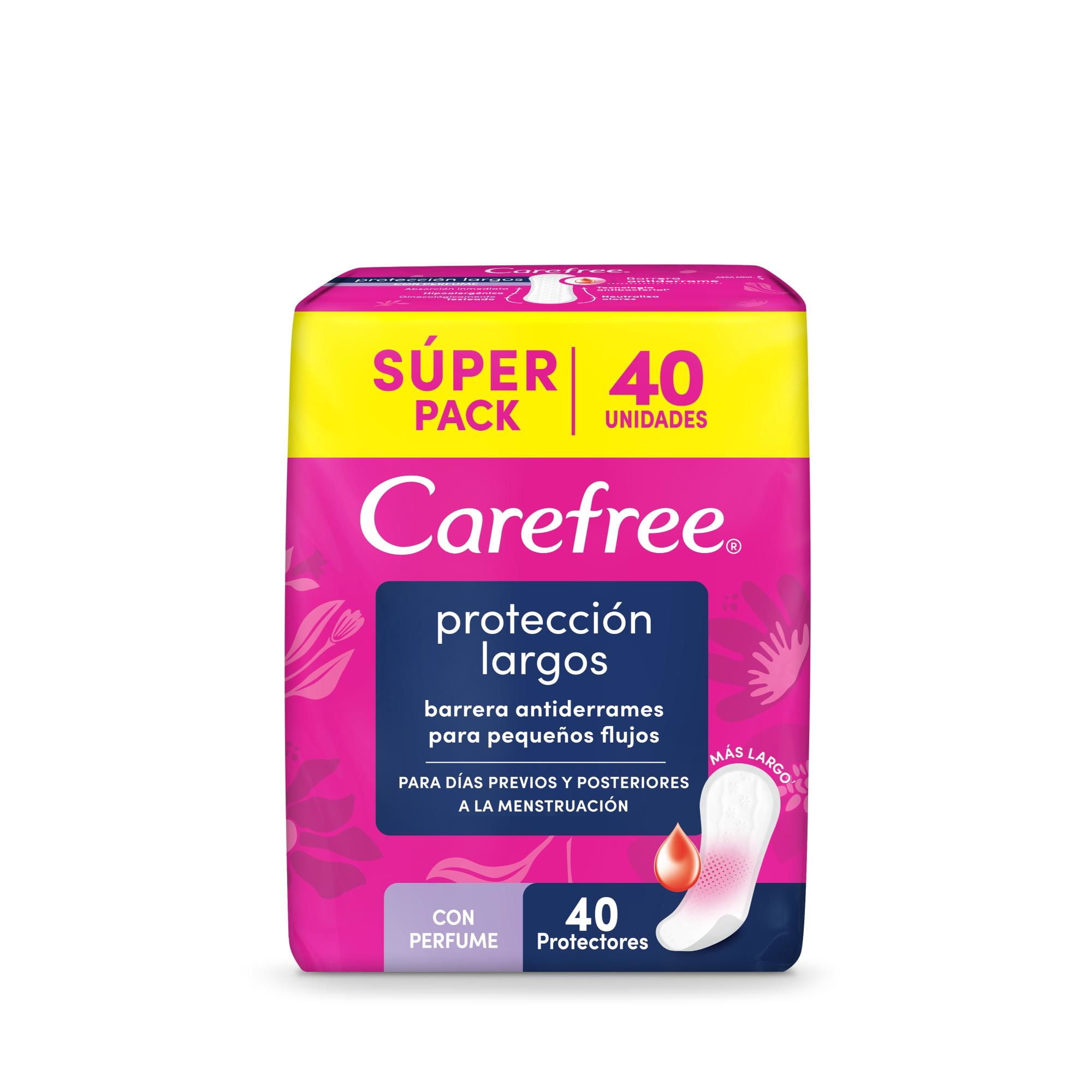 Protector Diario Largos 40 Un 40 Un Carefree