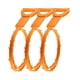 thumbnail image 1 of 3 piezas de limpiador de desagües con forma de serpiente, desatascador de cabello, color naranja, 1 of 7