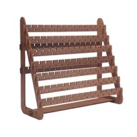 Ioensy - Expositor De Pendientes, Collares Y Joyas Para Tienda De Tocador, Color Marrón