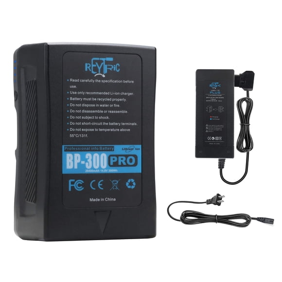 Batería V Mount/V-Lock REYTRIC Upgrade de 300 Wh (20400 mAh)