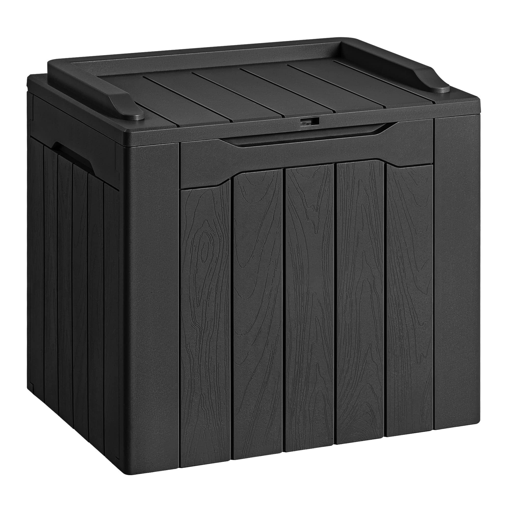 Caja De Almacenamiento Exterior Devoko, Caja De Cubierta De Resina De 113,6 L, Impermeable