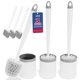 thumbnail image 1 of Cepillo de Inodoro Holaloha Pack de 3 - Blanco, diseño compacto, 1 of 7