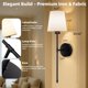 thumbnail image 4 of Apliques de pared a pilas IRONPAX, set de 2, 24 cm, negro, 4 of 8