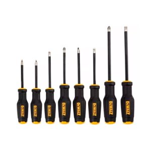 Set 8 Destornilladores Toughseries Dewalt Dwht65102 Negro
