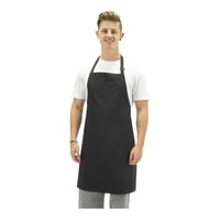 Chef Outfitters - Pechera Delantal Negro Cocina Gastronomia Unisex