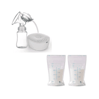 Genérico - Recolector Eléctrico Leche Materna Sacaleche + 30 Bolsas