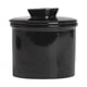 thumbnail image 1 of Recipiente Para Mantequilla De Porcelana Con Tapa, Recipiente Para Mantequilla Para Mantequilla Fresca Para Untar, Color Negro, 1 of 4