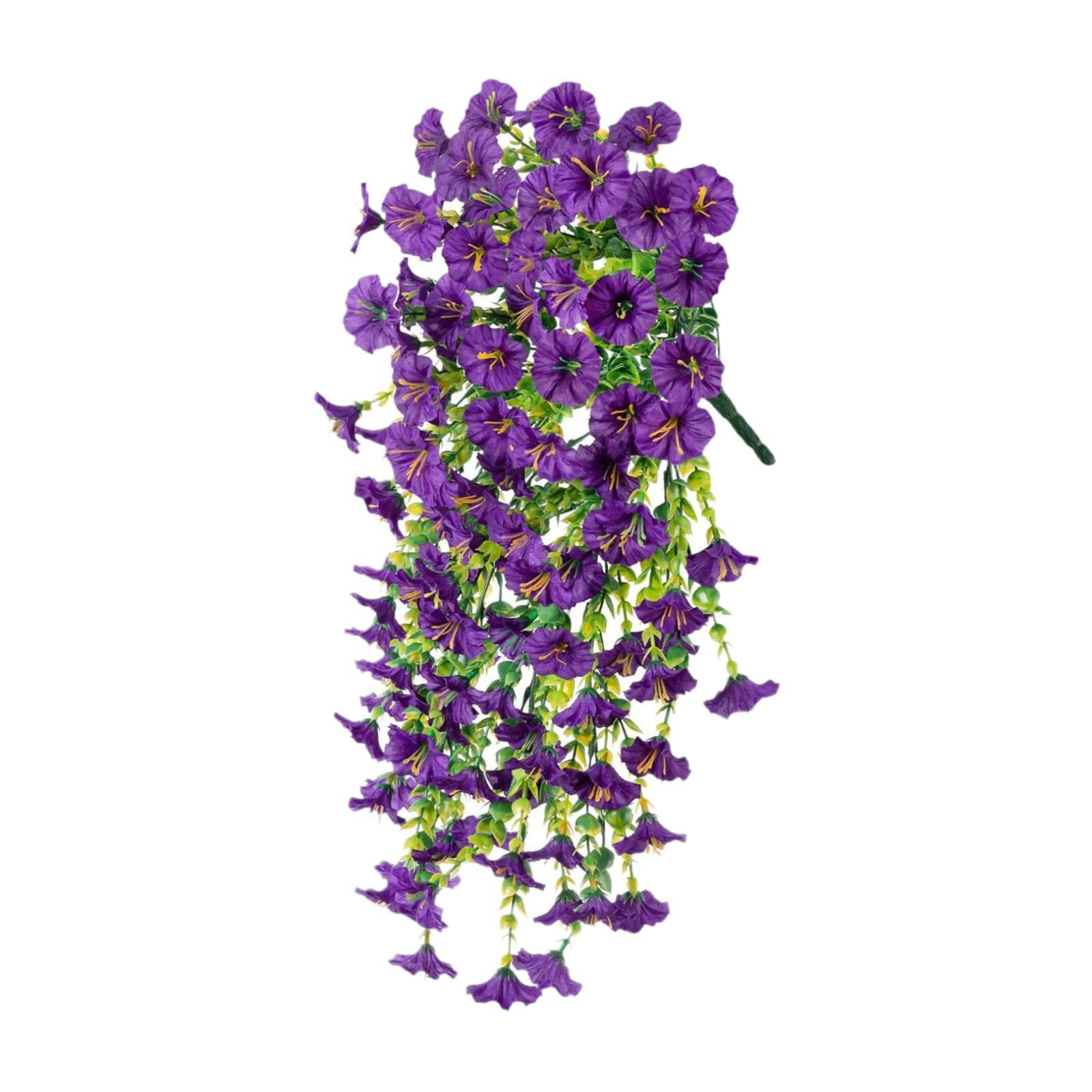 Bothyi - Decoración Con Plantas Colgantes Artificiales Para Inauguración De La Casa, Aniversario, Compromiso, Color Morado