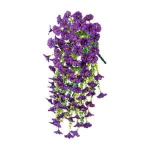 Bothyi - Decoración Con Plantas Colgantes Artificiales Para Inauguración De La Casa, Aniversario, Compromiso, Color Morado