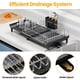 thumbnail image 5 of Estante para platos TOOLF, extensible, para secar platos, acero inoxidable, negro, 5 of 9
