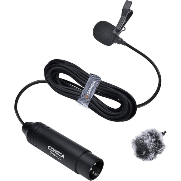 Micrófono COMICA CVM-V02O XLR Omnidireccional 1,8 m