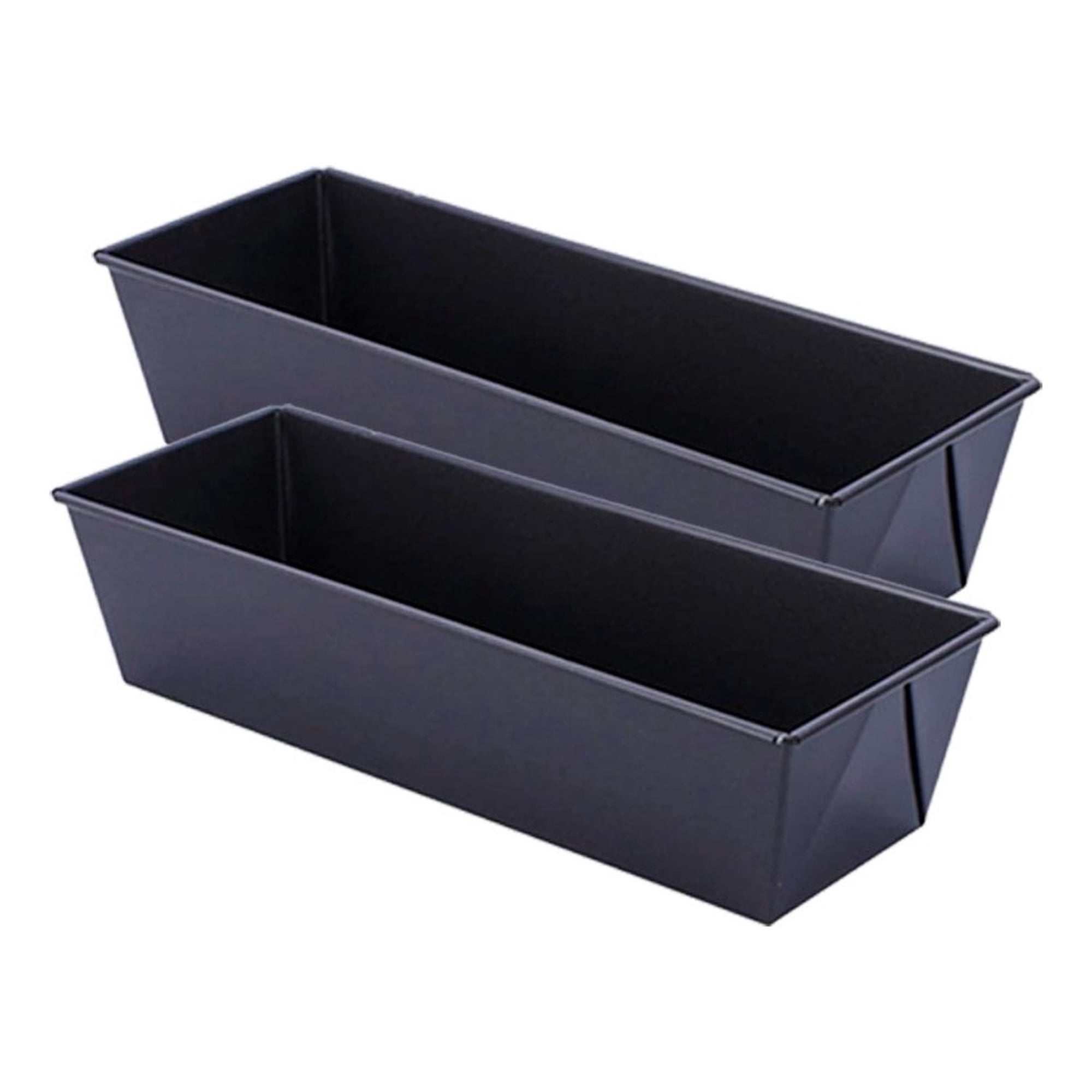 Pasteleriuscl - Molde Rectangular Antiadherente Teflón Para Pan Y Queque 30cm Pastelería Cl Gris