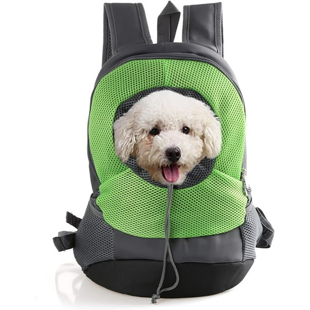Mochila Transportadora Para Mascotas, Perros, Gatos Negro-Talla L