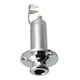 thumbnail image 1 of conector de entrada de salida de clavija de latón 1/4 "pin para guitarra eléctrica bajo plata, 1 of 3