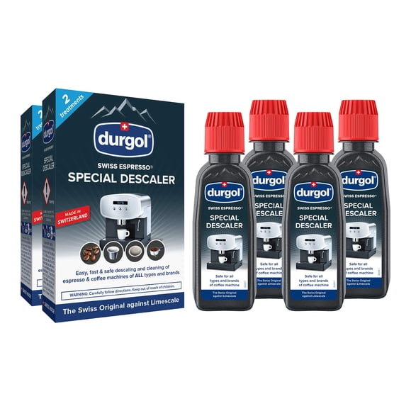 Solución descalcificadora Durgol Swiss Espresso Machine 4x125ml
