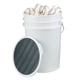 thumbnail image 1 of Bucket Martin Sports con tapa acolchada y 3 docenas de pelotas de béisbol de cuero, 1 of 1