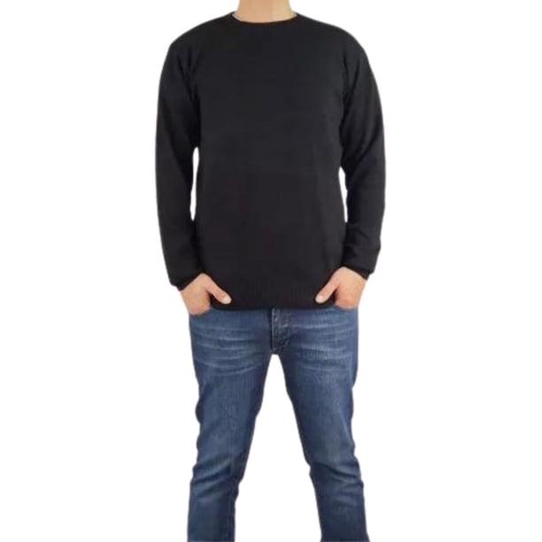 Sweater Tejido Hombre Cuello Redondo Hilo 107